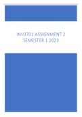 INV3701 Assignment 2 semester 1 2023