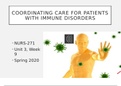 NURS271 week9 Spring 2023 Immune Disorders