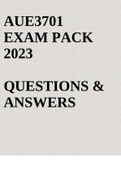 AUE3701 Exam PACK 2023