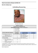 Novel Coronavirus Disease &lpar;COVID-19&rpar; Part III&colon; Critical Care Unfolding Reasoning - John Taylor&comma; 68 Years Old&period; Case Study&period;