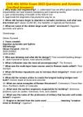 CIVE 401 SDSU Exam 2023 Questions and Answers &lpar;Verified Answers&rpar;