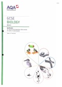 GCSE AQA Biology (8461) Specification Annotated Notes | Grade 9 Guaranteed