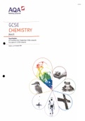 GCSE AQA Chemistry (8462) Specification Notes | Grade 9 Guaranteed