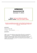 Essay HRM2605 - Human Resource Management For Line Managers 