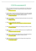 WGU C211 Pre-assessment &num;2 Questions and Answers &lpar;2022&sol;2023&rpar; &lpar;Verified Answers&rpar;