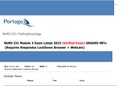NURS 231 Module 3 Exam Latest 2023 (Verified Exam) GRADED 98%  (Requires Respondus LockDown Browser + Webcam)