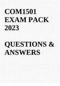 C0M1501 EXAM PACK 2023