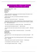 Electrolysis IBEC&plus;Laser STATE BOARD Practice test 2024