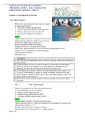 Test Bank for Davis Advantage for Basic Nursing&colon; Thinking&comma; Doing&comma; and Caring by Leslie S&period; Treas 