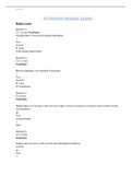 Portage Learning Pathophys All Module Exams Latest