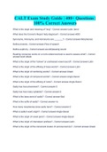 CALT Exam Study Guide &vert; 400&plus; Questions &vert; 100&percnt; Correct Answers&period;