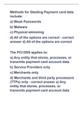 PCI-DSS Fundamentals&vert;2023 LATEST UPDATE&vert;GUARANTEED SUCCESS