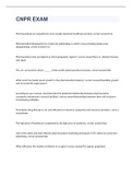 CNPR EXAM 2023 WITH 100&percnt; CORRECT ANSWERS