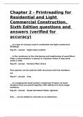 Chapter 2 - Printreading for Residential and Light Commercial Construction&period; Sixth Edition questions and answers