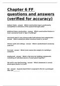 Chapter 6 FF questions and answers &lpar;verified for accuracy&rpar;&period;