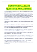 HONDROS FINAL EXAM QUESTIONS AND ANSWERS NEW UPDATED 2023 GUIDE&vert;100&percnt; VERIFIED &period;