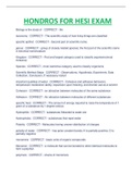 HONDROS FOR HESI EXAM QUESTIONS WITH CORRECT ANSWERS COMPLETE GUIDE 2023 GUIDE&vert;100&percnt; VERIFIED &period;
