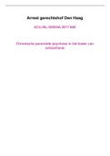 Paper Forensische Psychiatrie Minor Recht en Veiligheid