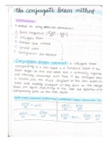 Conjugate Beam Method Notes
