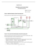 Simulation Lab 4 Answer Sheet  The Microprocessor (GRADED A+)