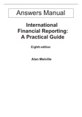 International Financial Reporting A Practical Guide, 8e Alan Melville (Solution Manual)