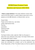 GFEBS Project Systems Course Questions and Answers 