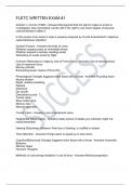 FLETC WRITTEN EXAM &num;1