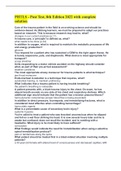 PHTLS - Post Test&comma; 8th Edition 2022 with complete solution
