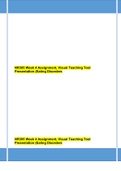 NR305 Week 4 Assignment, Visual Teaching Tool Presentation (Eating Disorders)100% Correct