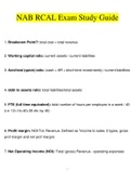 NAB RCAL Exam &ndash; Complete Study Guide
