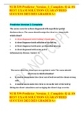 NUR 339-Predictor&lowbar;Version&lowbar;1&lowbar;Complete&period; Q & AS BEST EXAM SOLUTION GUARANTEED SUCCESS 2022&sol;2023 GRADED A&plus;