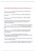 WGU D426 V2 Exam 482 Questions with Verified Answers&comma;100&percnt; CORRECT