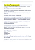 Nursing Fundamentals&period;docx