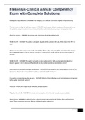 Fresenius-Clinical Annual Competency Exam with Complete Solutions