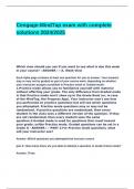 Cengage-MindTap exam with complete solutions 2024&lowbar;2025&period;