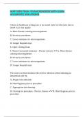 NUR 3028 FINAL EXAM 2024&sol;2025 WITH 100&percnt; ACCURATE SOLUTIONS