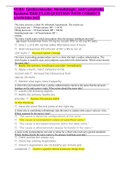 NURS- Cardiovascular&comma; Hematologic&comma; and Lymphatic Systems EAQ EXAM QUESTION WITH CORRECT ANSWERS 2022