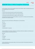 SEM580 Quiz 3 With Complete Solutions