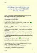 KBOC RENEW LICENSE EXAM QUESTIONS AND ANSWERS UPDATED &lpar;2024&sol;2025&rpar; &lpar;VERIFIED ANSWERS&rpar;
