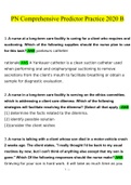 PN comprehensive predictor practice B