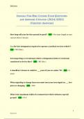INDIANA FOR-HIRE LICENSE EXAM QUESTIONS AND ANSWERS UPDATED &lpar;2024&sol;2025&rpar; &lpar;VERIFIED ANSWERS&rpar;