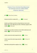 ALBERTA CLASS 4 LICENSE EXAM QUESTIONS AND ANSWERS UPDATED &lpar;2024&sol;2025&rpar; &lpar;VERIFIED ANSWERS&rpar;