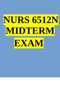 NURS 6512N Midterm Exam
