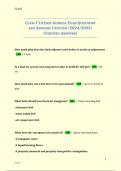 CLASS F LICENSE GEORGIA EXAM QUESTIONS AND ANSWERS UPDATED &lpar;2024&sol;2025&rpar; &lpar;VERIFIED ANSWERS&rpar;