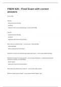 FNDH 620 - Final Exam with correct answers&period;