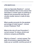 LPQ QUIZ Q & A&vert;2023 LATEST UPDATE&vert;GUARANTEED SUCCESS