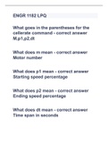 ENGR 1182 LPQ&vert;2023 LATEST UPDATE&vert;GUARANTEED SUCCESS
