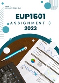 EUP1501 Assignment 3 : Microsoft Edge Quiz 2023 MEMO(Mylab IT)