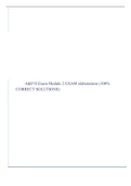 A&P II Exam Module 2 EXAM elaborations &lpar;100&percnt; CORRECT SOLUTIONS&rpar;