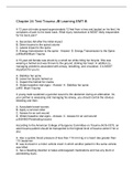 Chapter 24 Test Trauma JB Learning EMT-B
